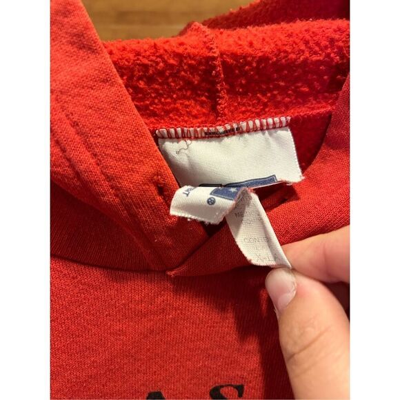 Vintage 2000 CSA Kansas City Chiefs NFL Football Script Logo hoodie Size Mens XL - Picture 5 of 6